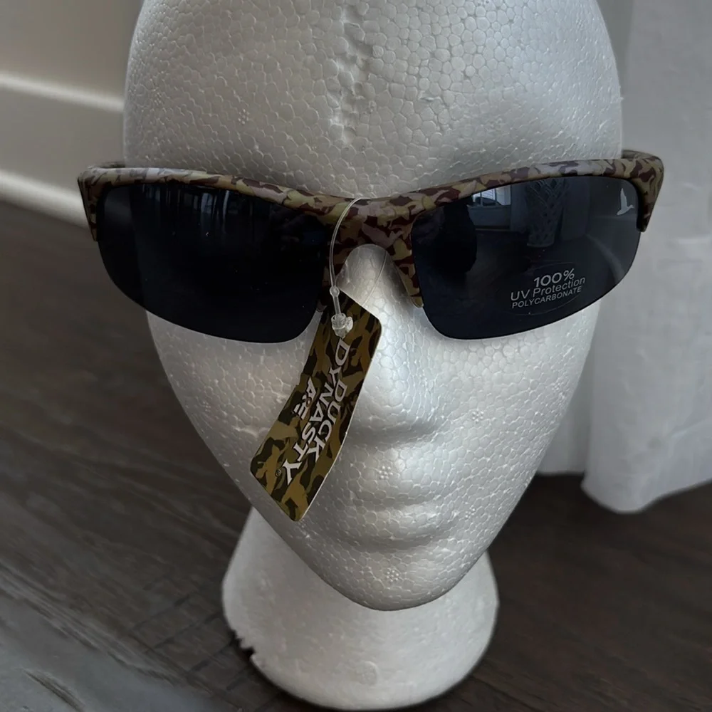 Duck Dynasty A&E 100% UV protection,polycarbonate camo half frame sunglasses
